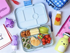 Yumbox hazy gray/paris tray 6-sections lunchbox Original